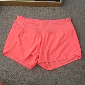 Lululemon apricot run times shorts size 6